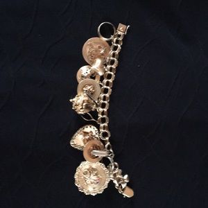 Gold Charm Bracelet